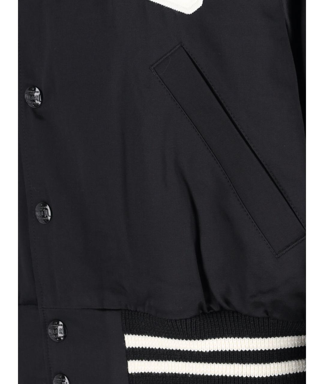 POLO RALPH LAUREN Черная хлопковая куртка, фото 4