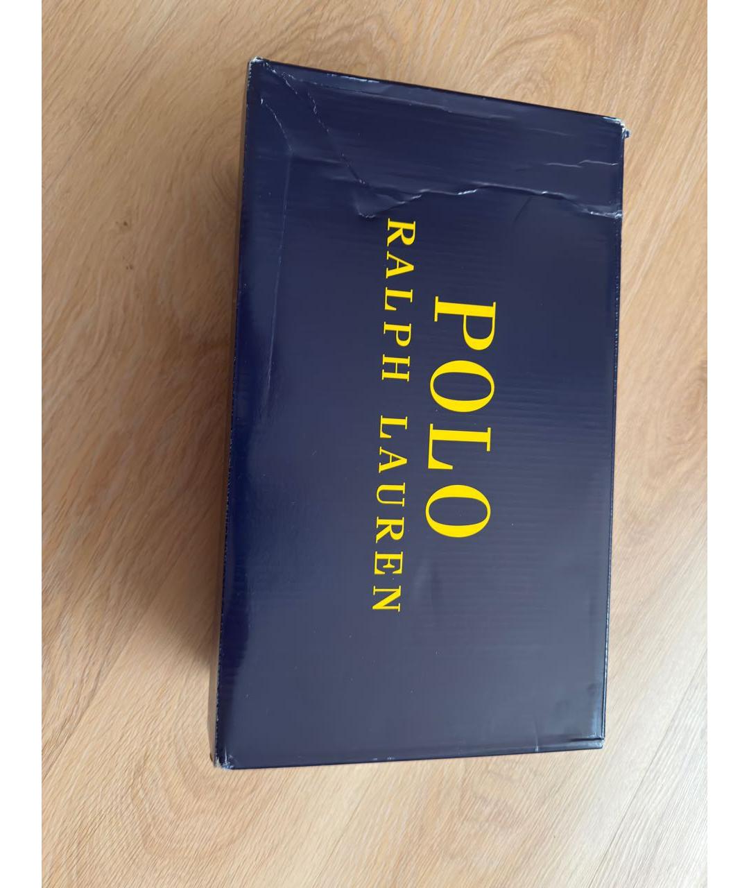 POLO RALPH LAUREN Коричневые замшевые низкие ботинки, фото 8