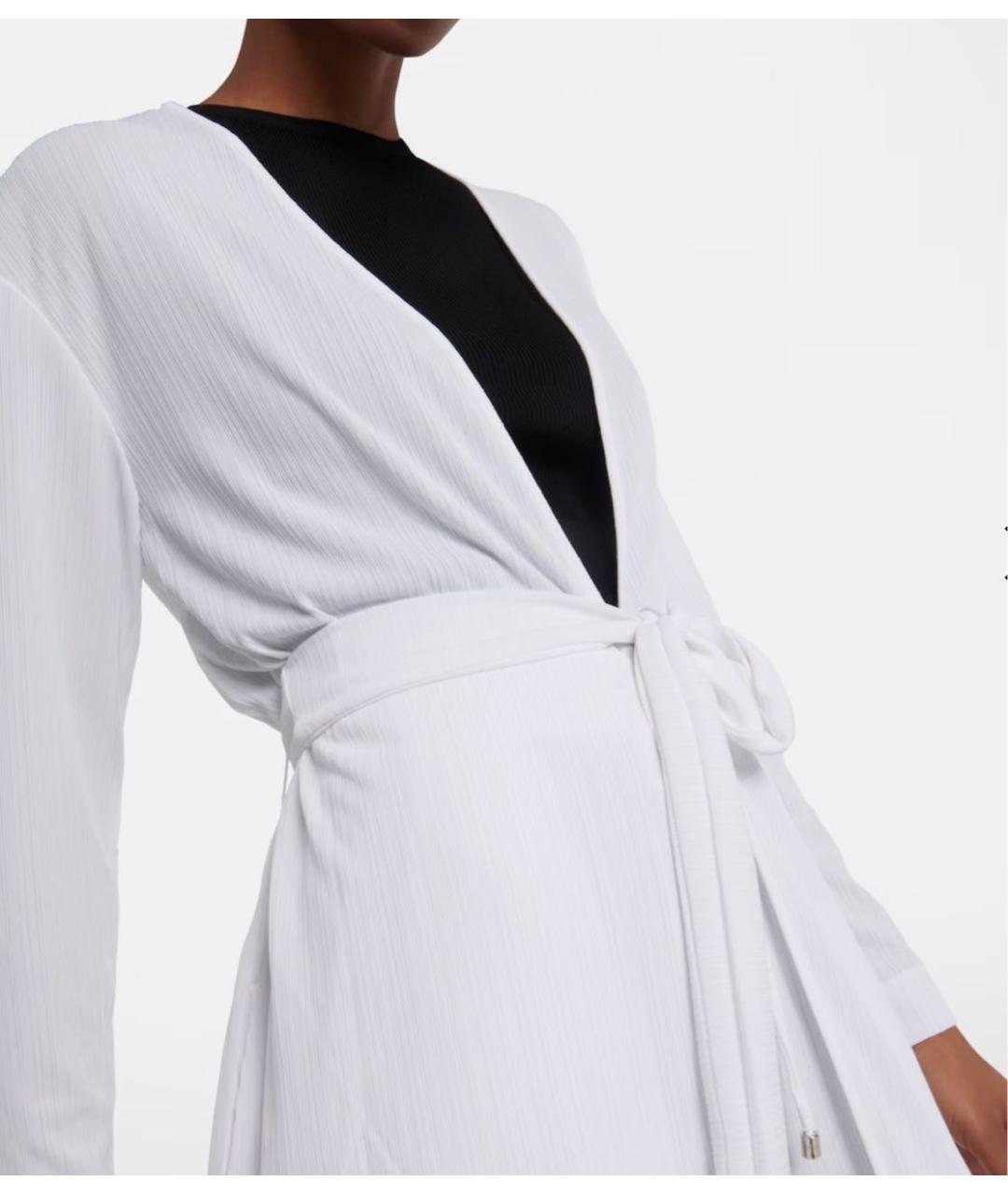 MAX MARA Белый вискозный костюм с брюками, фото 4