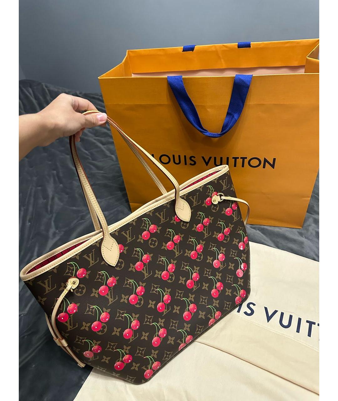 LOUIS VUITTON Коричневая сумка тоут, фото 2