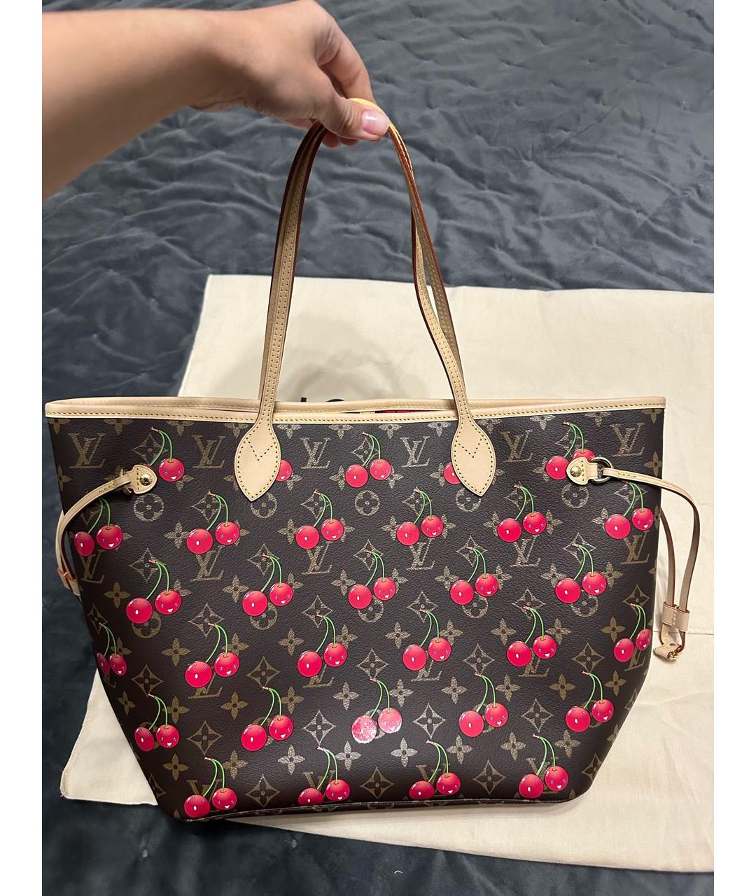 LOUIS VUITTON Коричневая сумка тоут, фото 3