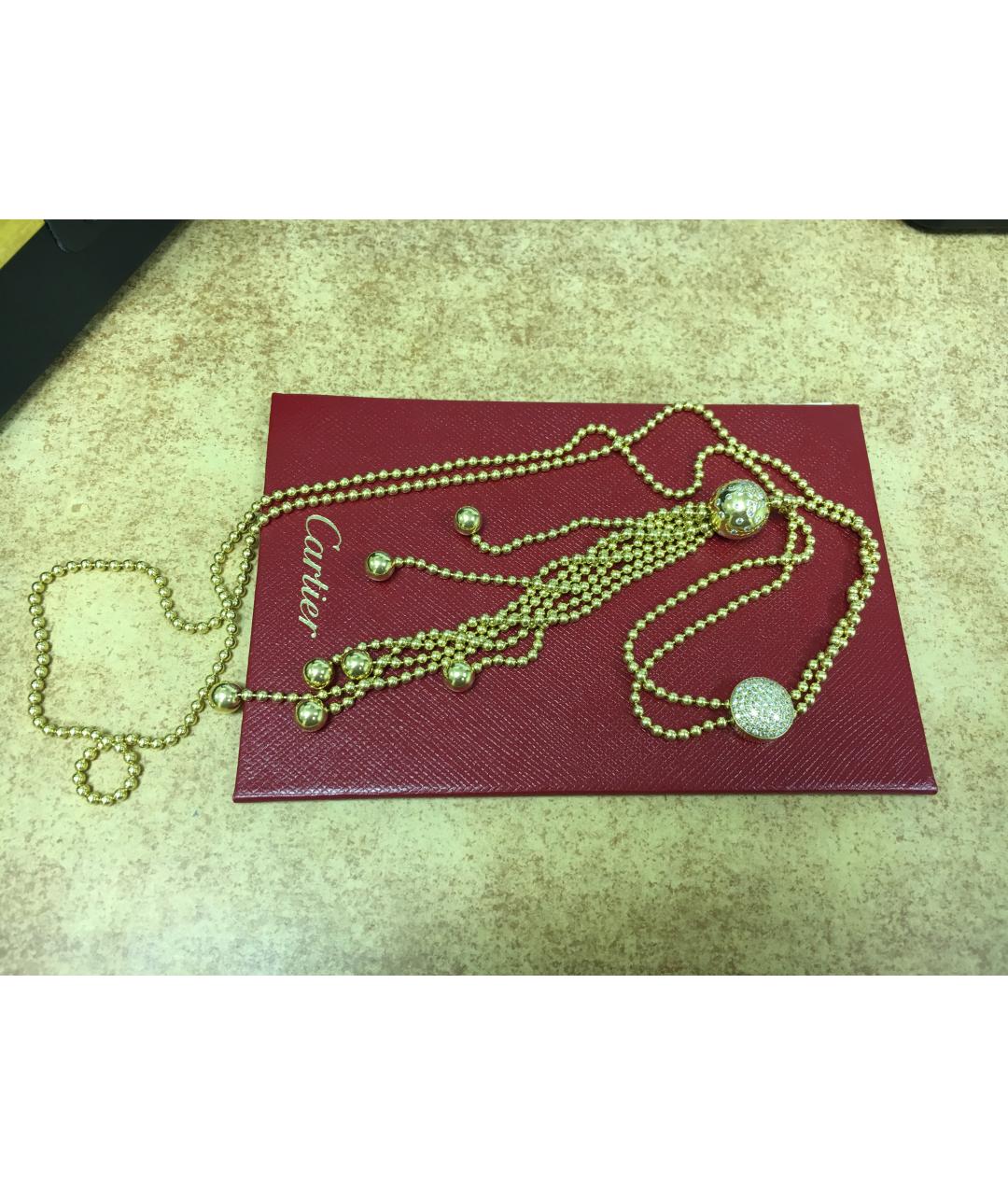 CARTIER Золотое колье из желтого золота, фото 3