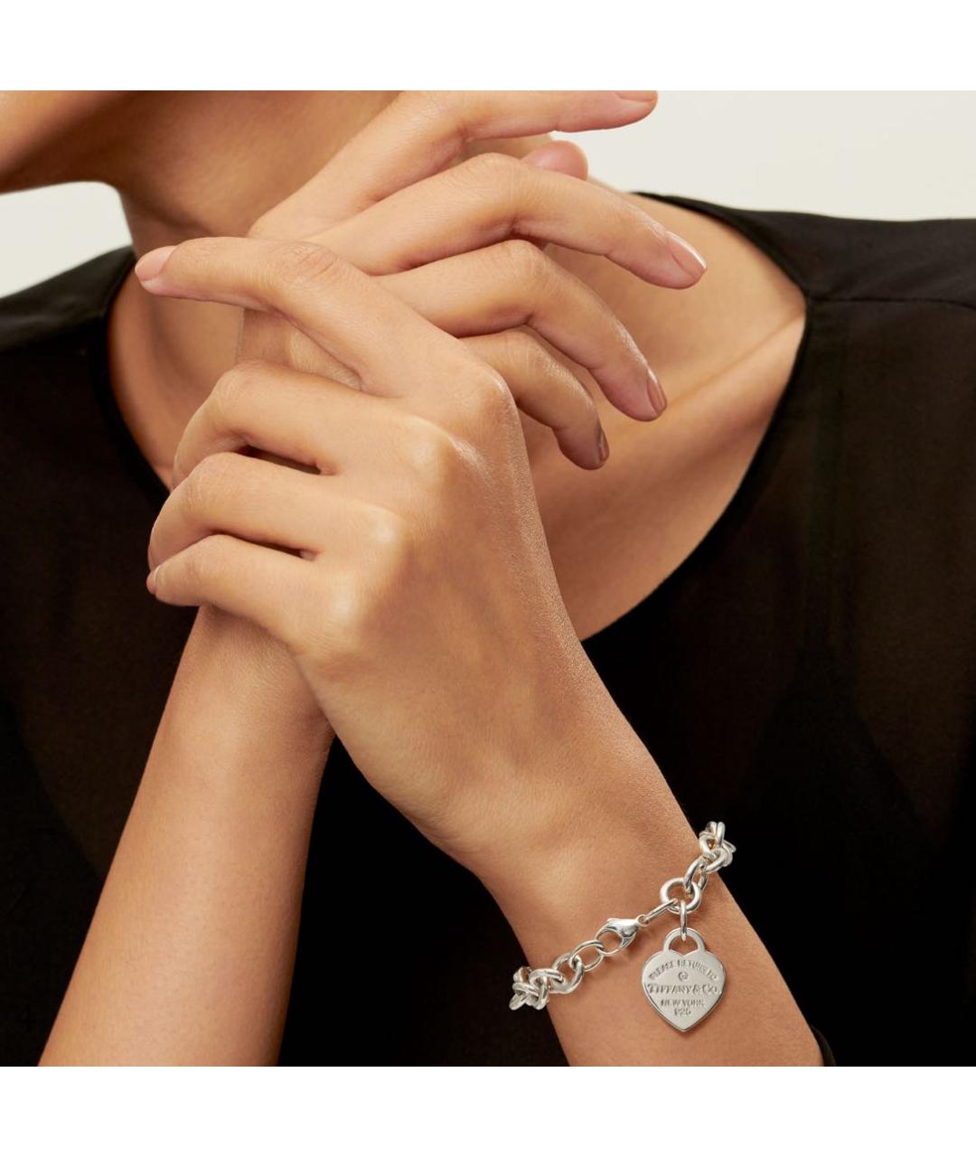 TIFFANY&CO Серебрянный серебряный браслет, фото 3