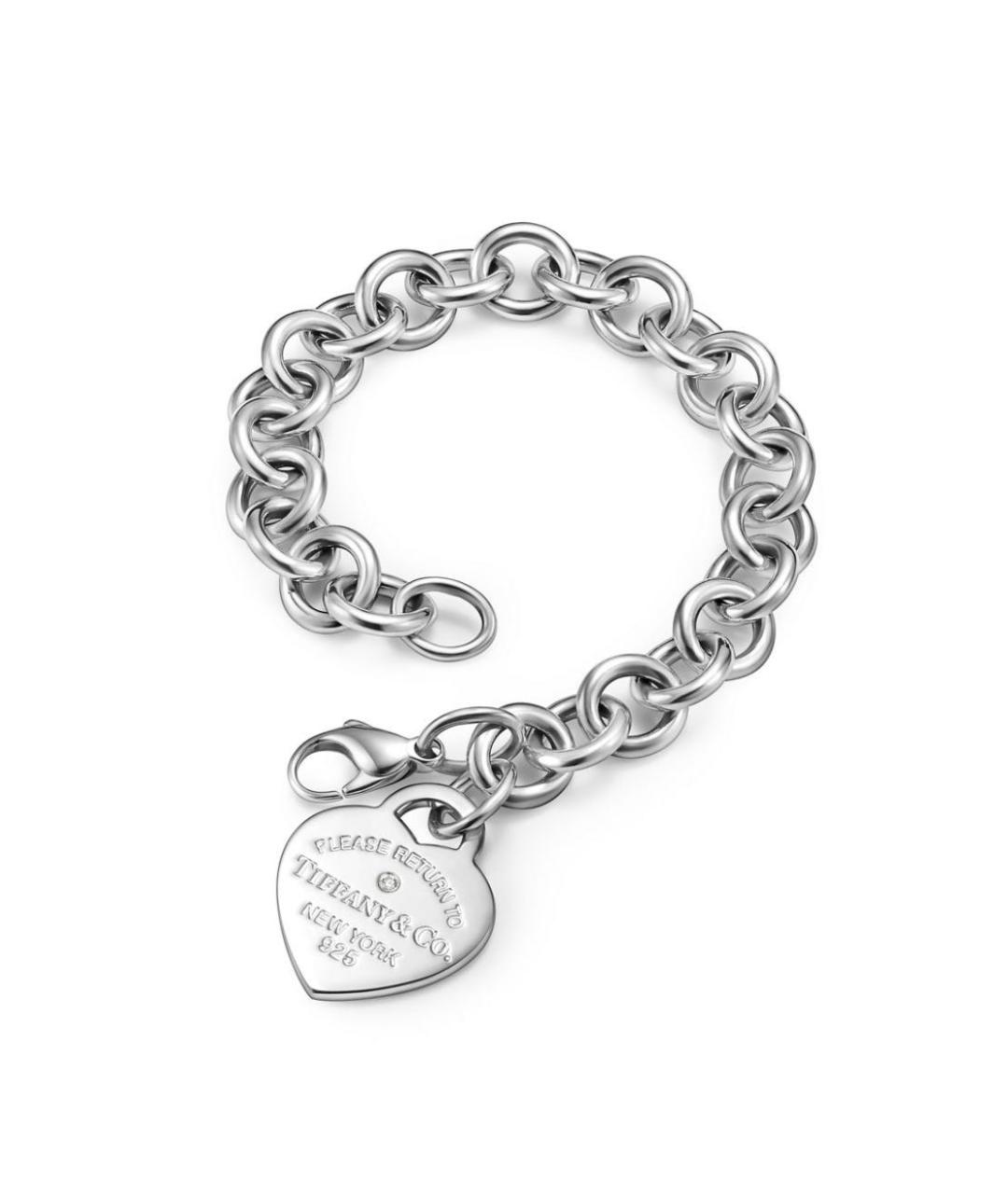 TIFFANY&CO Серебрянный серебряный браслет, фото 2