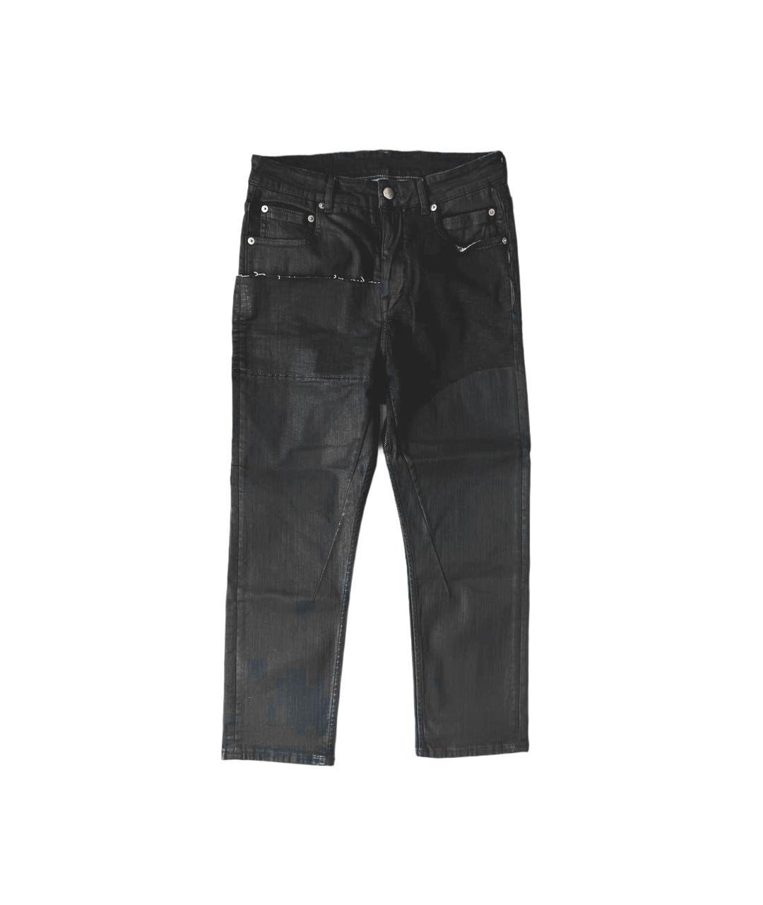 RICK OWENS DRKSHDW Синие хлопко-полиэстеровые джинсы скинни, фото 2