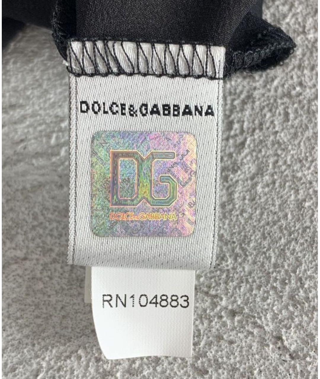 DOLCE&GABBANA Черная пижамы и сорочки, фото 4
