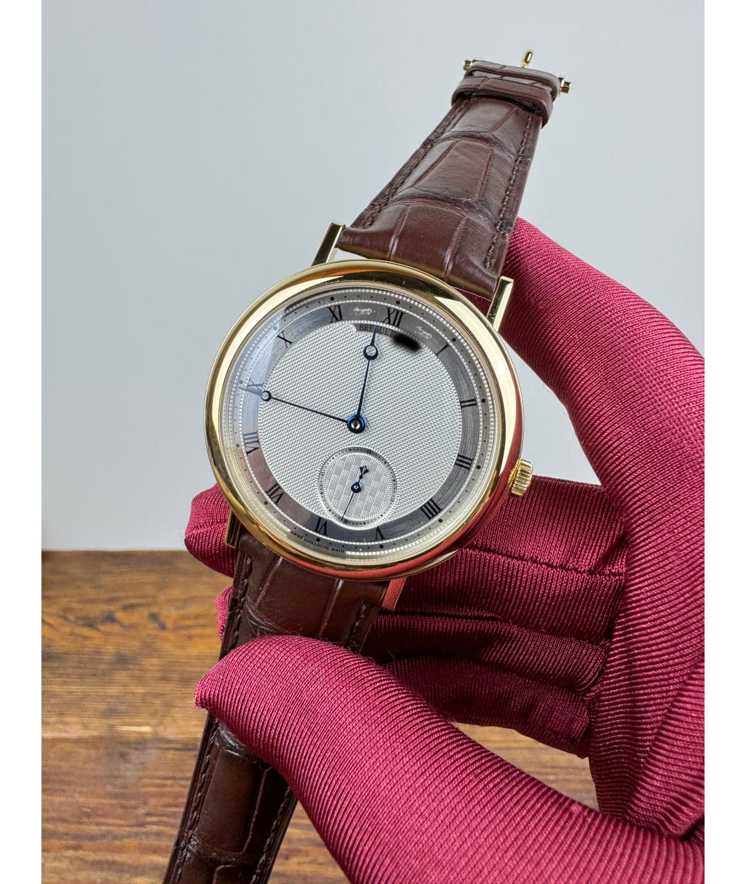 Breguet Коричневые часы из желтого золота, фото 2