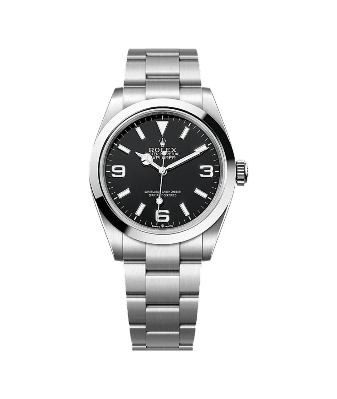 ROLEX Черные часы, фото 1