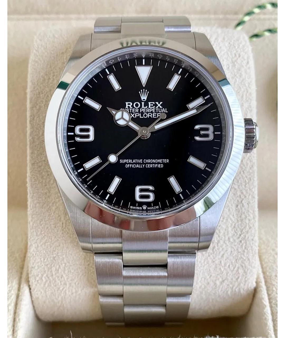 ROLEX Черные часы, фото 2