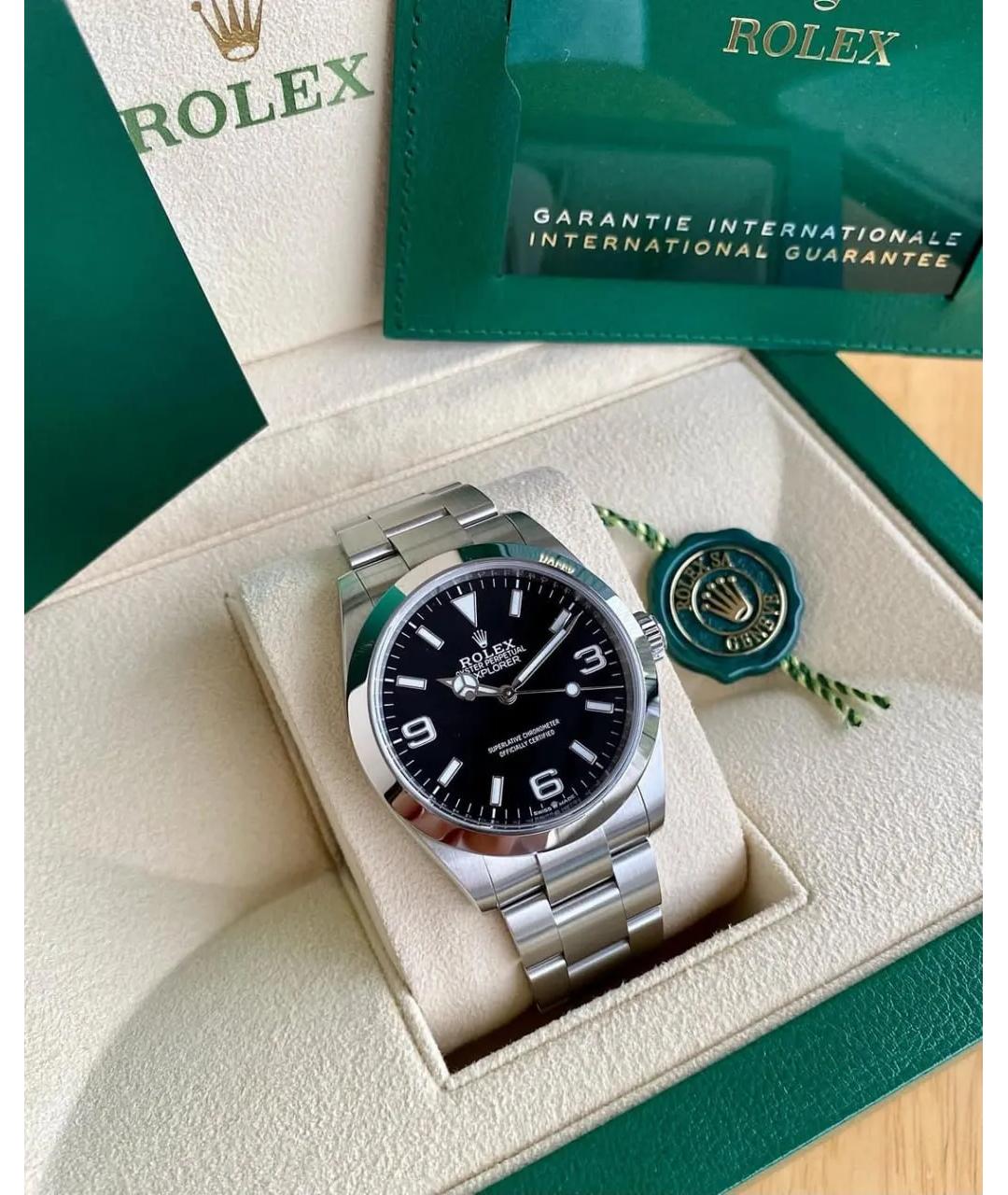 ROLEX Черные часы, фото 3