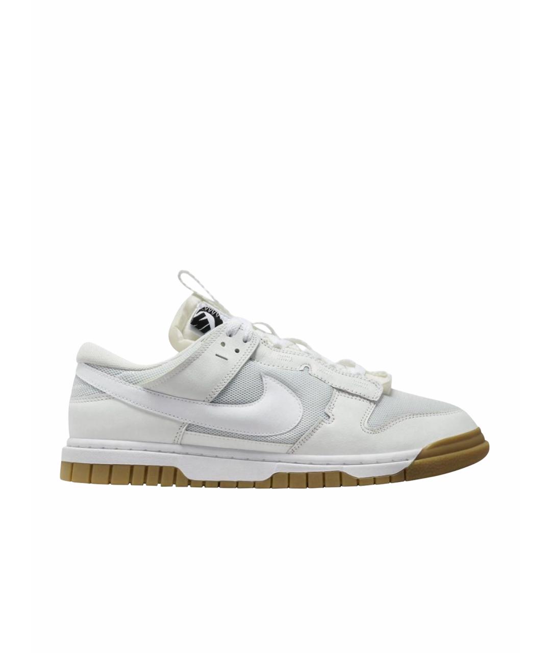 NIKE Белые кожаные низкие кроссовки / кеды, фото 1