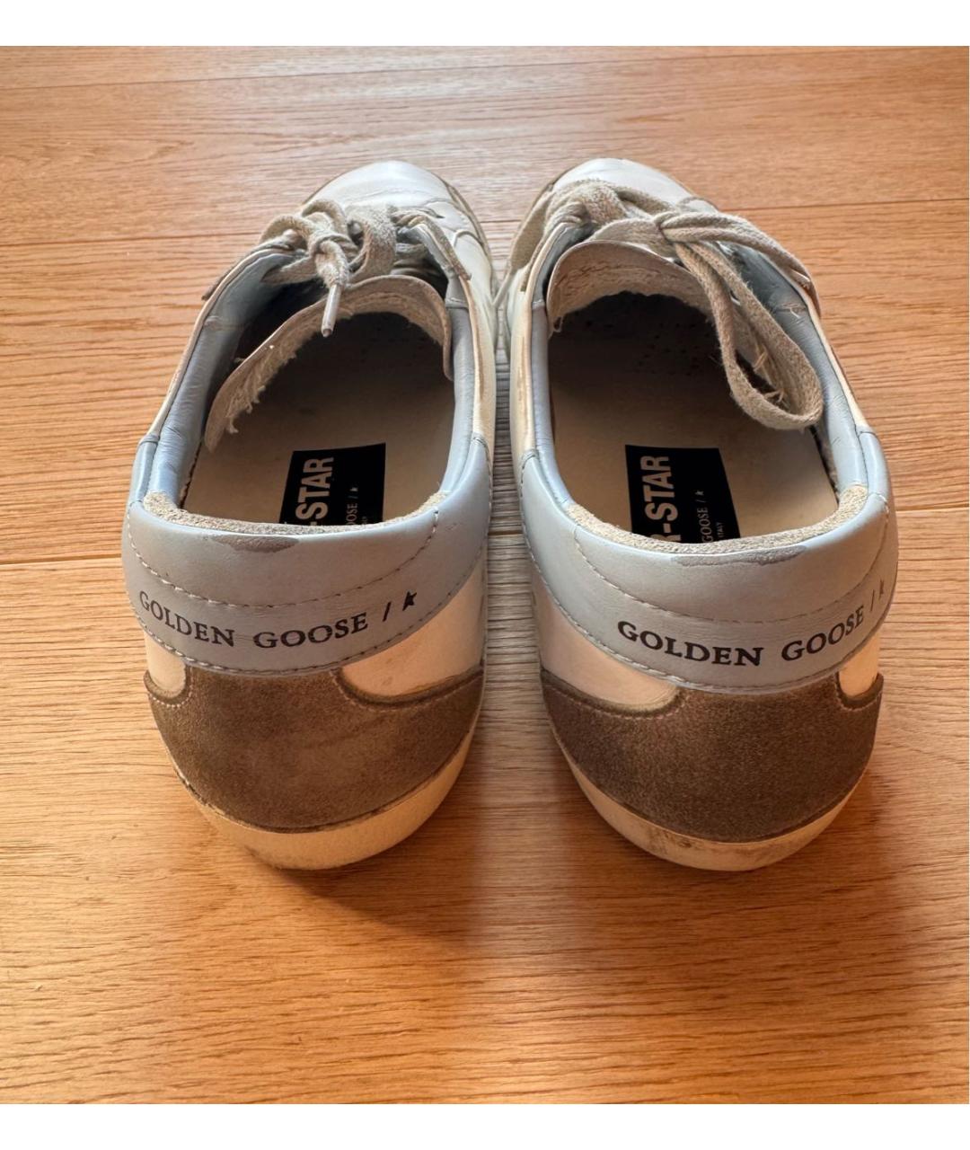GOLDEN GOOSE DELUXE BRAND Белые кожаные кеды, фото 4