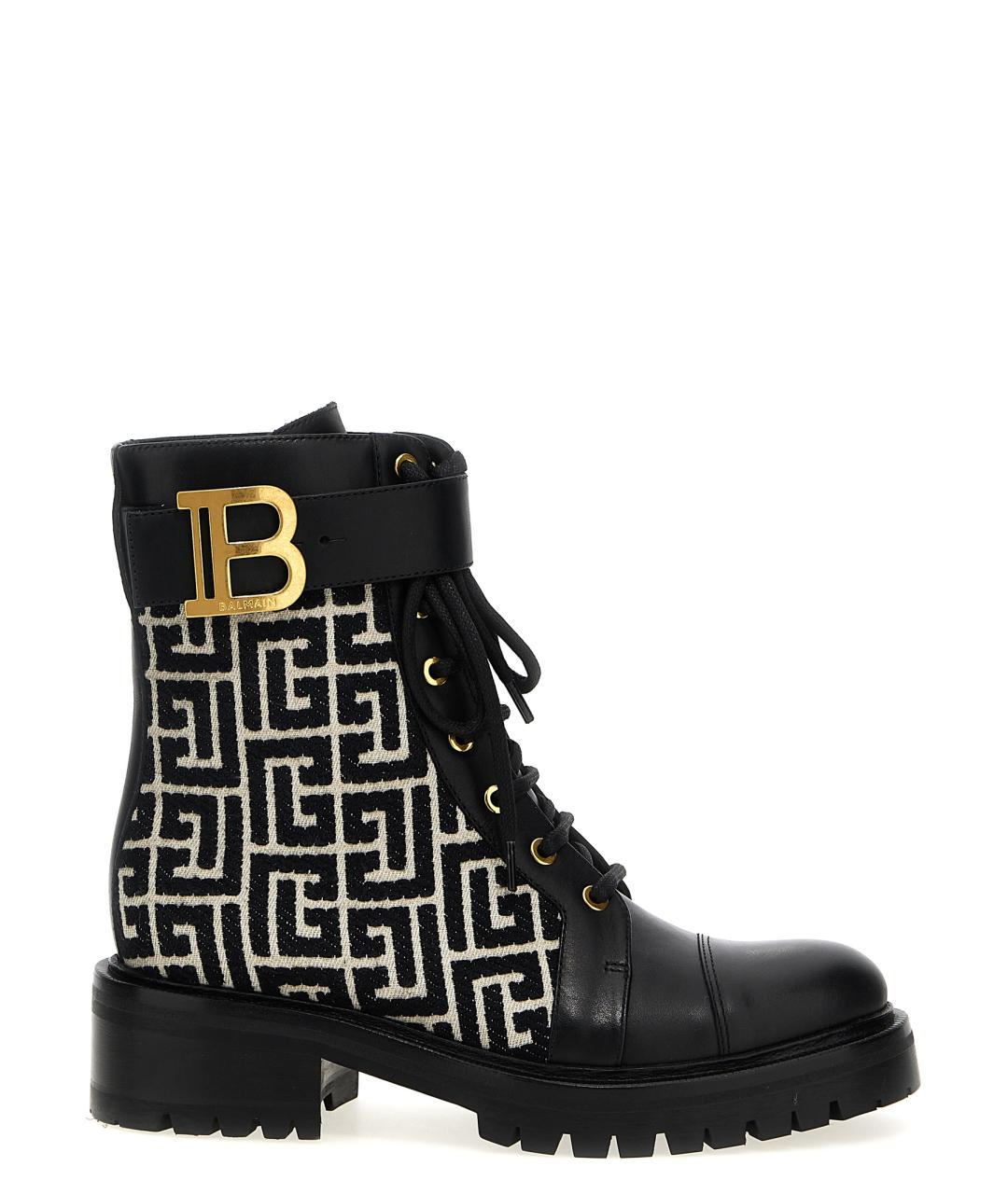 BALMAIN Мульти текстильные ботинки, фото 1