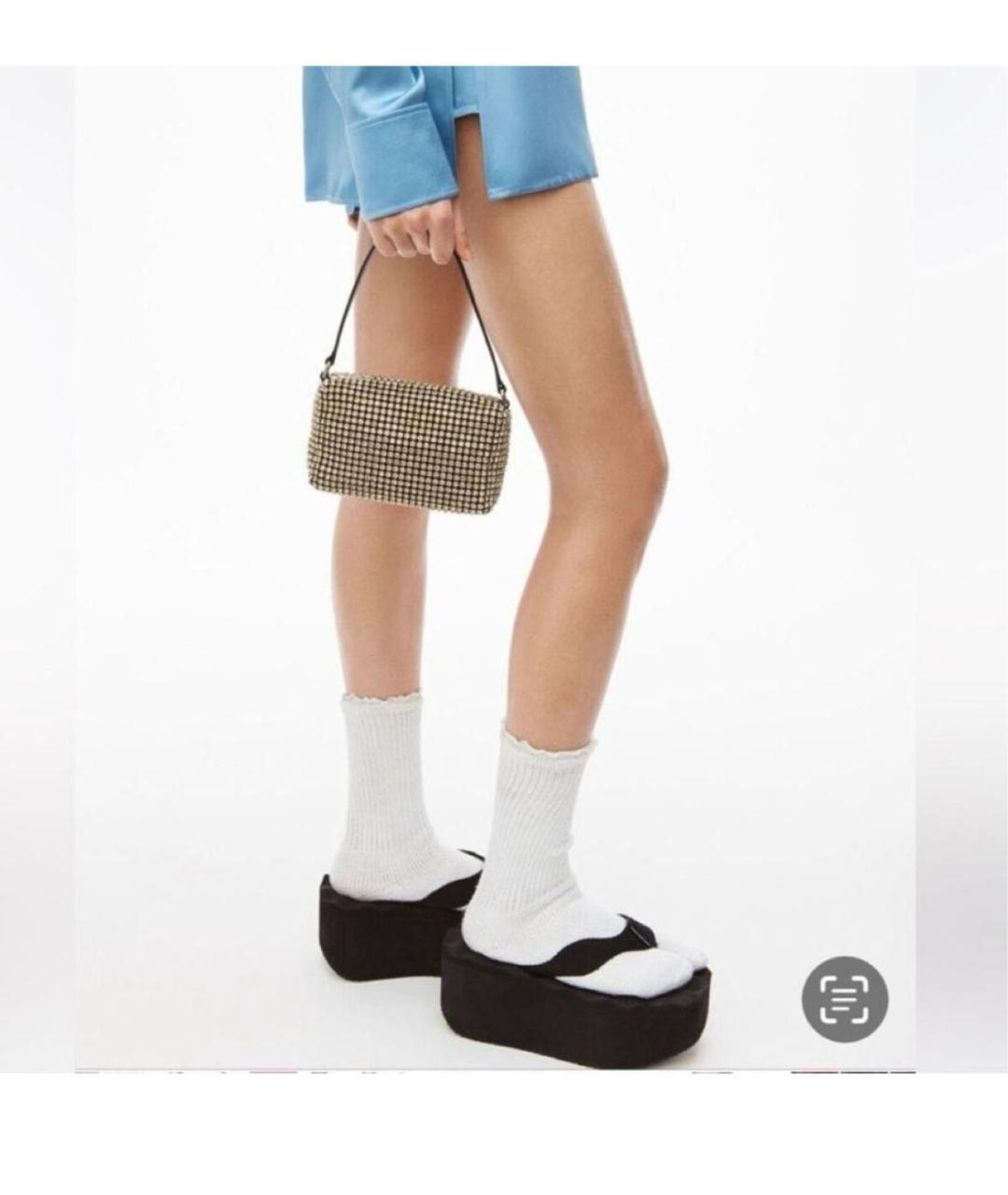ALEXANDER WANG Черные сабо, фото 4