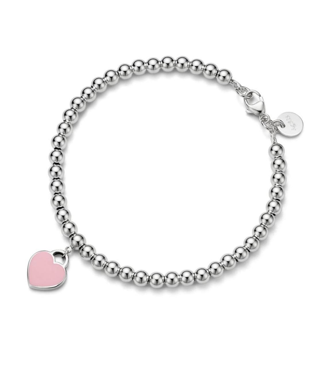 TIFFANY&CO Розовый серебряный браслет, фото 1