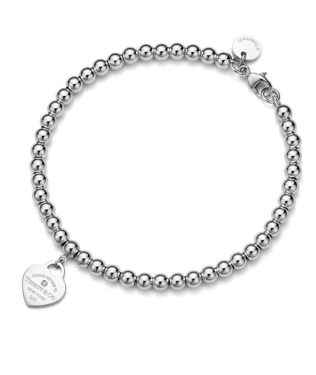 TIFFANY&CO Серебрянный серебряный браслет, фото 1