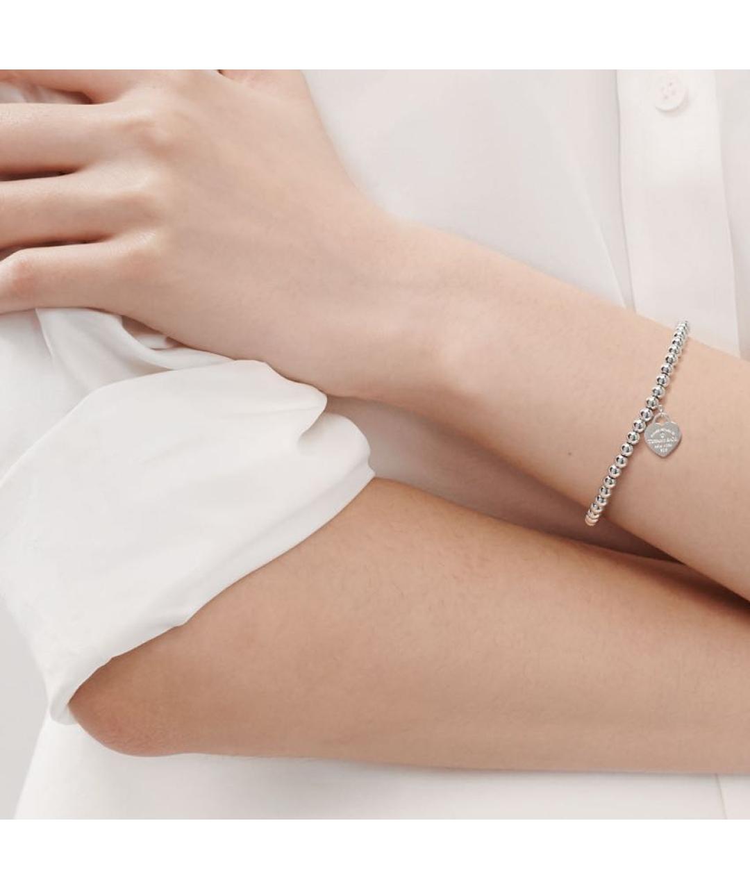 TIFFANY&CO Серебрянный серебряный браслет, фото 2