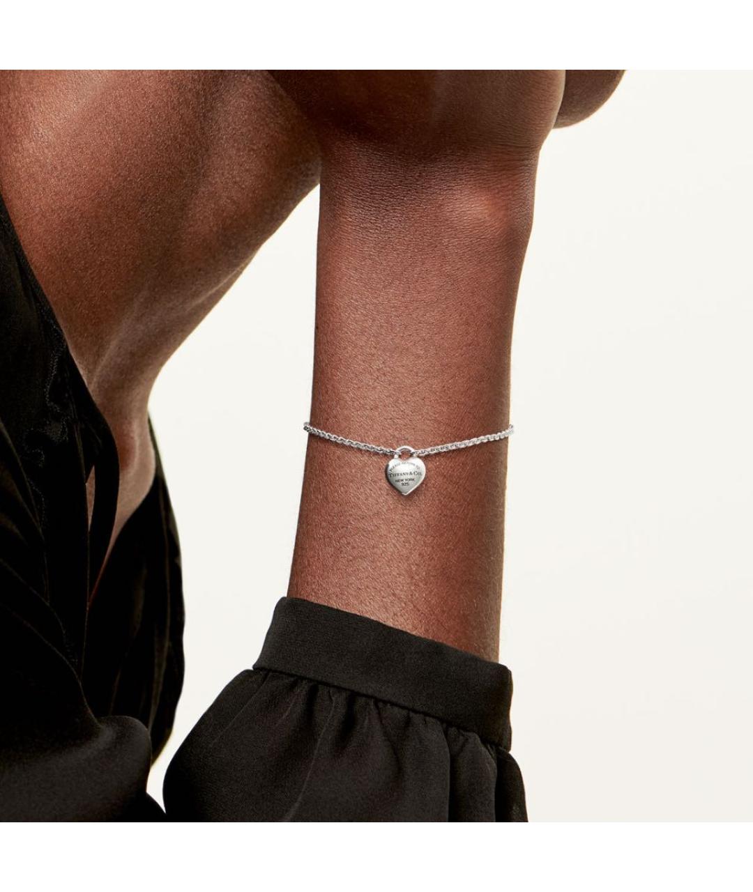 TIFFANY&CO Серебрянный серебряный браслет, фото 2