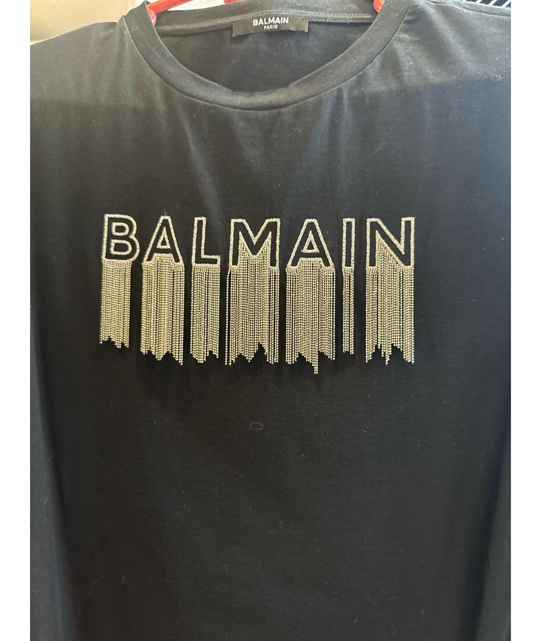 BALMAIN KIDS Черный хлопковый детская футболка / топ, фото 4