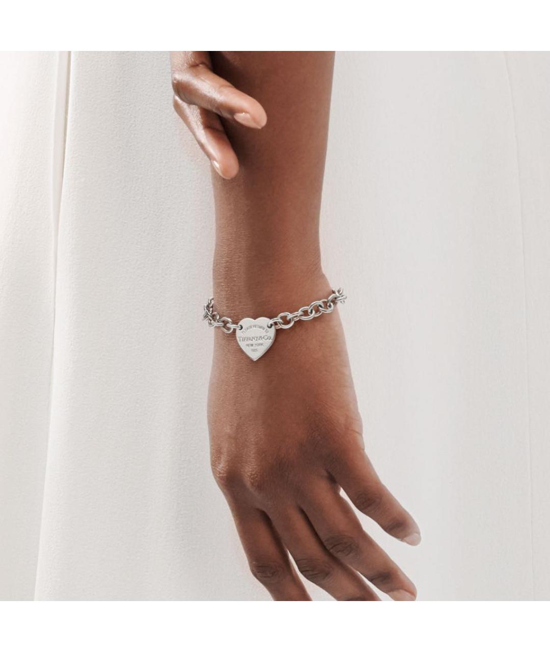 TIFFANY&CO Серебрянный серебряный браслет, фото 2