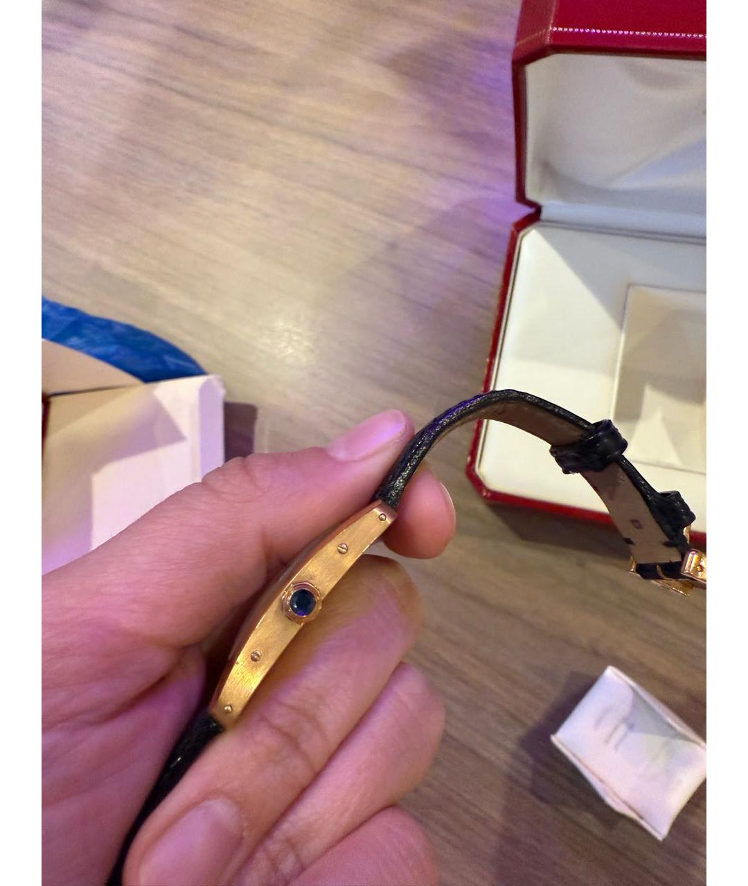 CARTIER Часы из желтого золота, фото 4