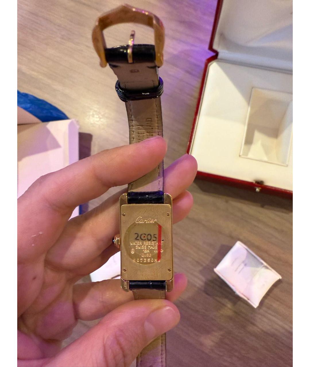 CARTIER Часы из желтого золота, фото 3