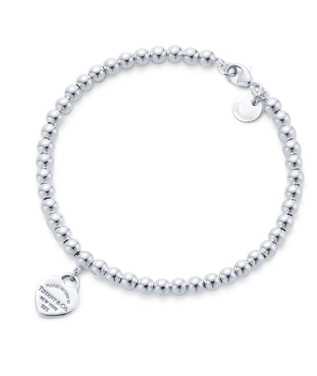 TIFFANY&CO Розовый серебряный браслет, фото 2