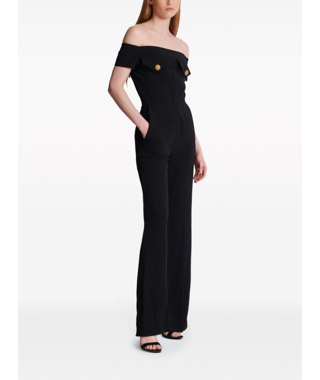 BALMAIN Черный комбинезон, фото 3