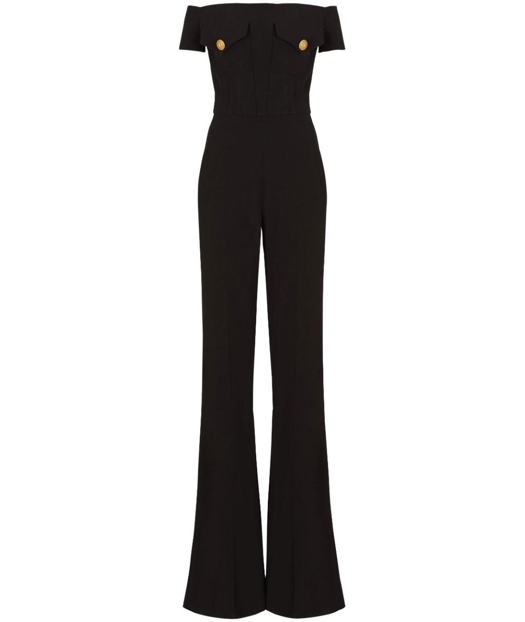BALMAIN Черный комбинезон, фото 1