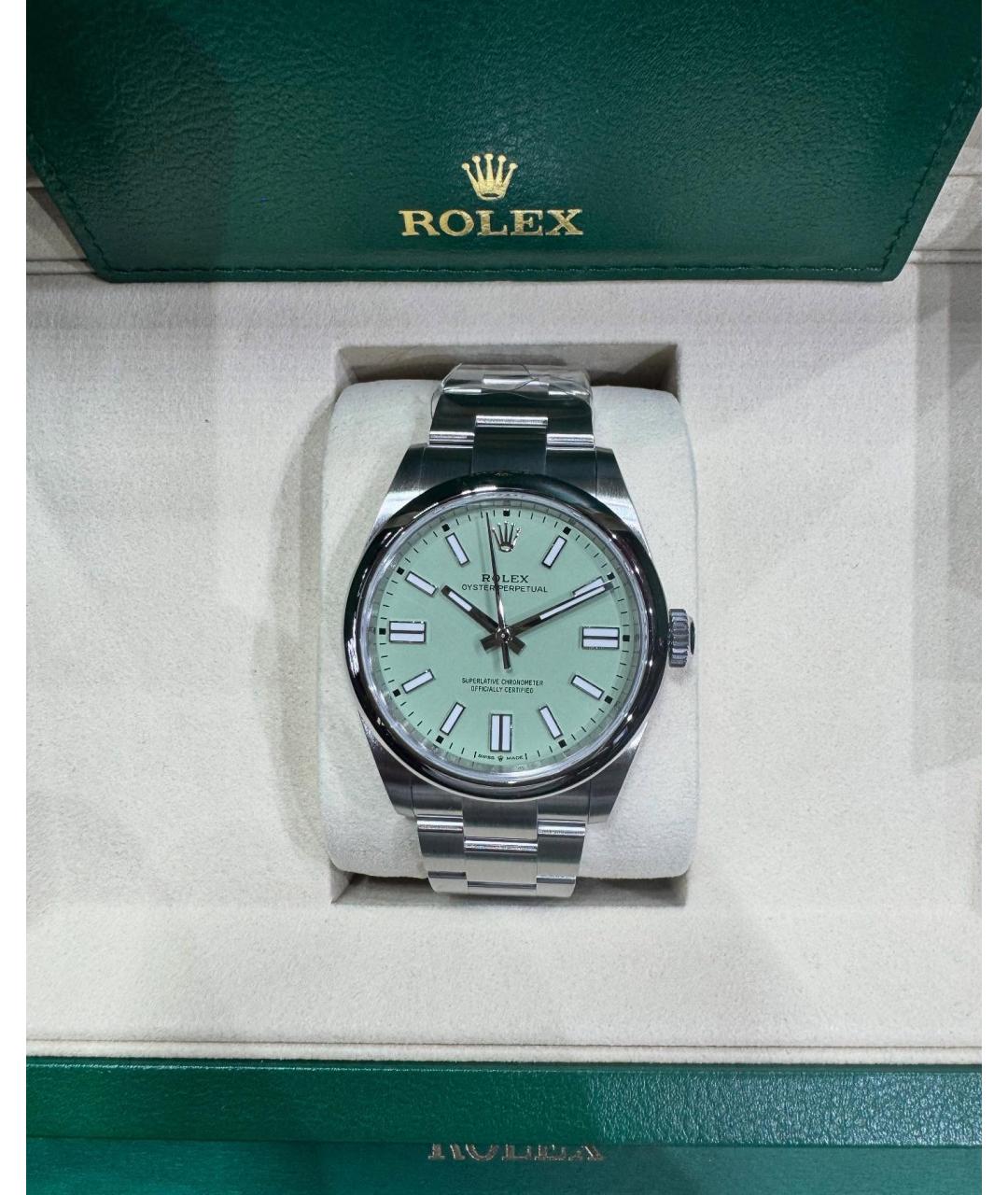 ROLEX Зеленые часы, фото 2