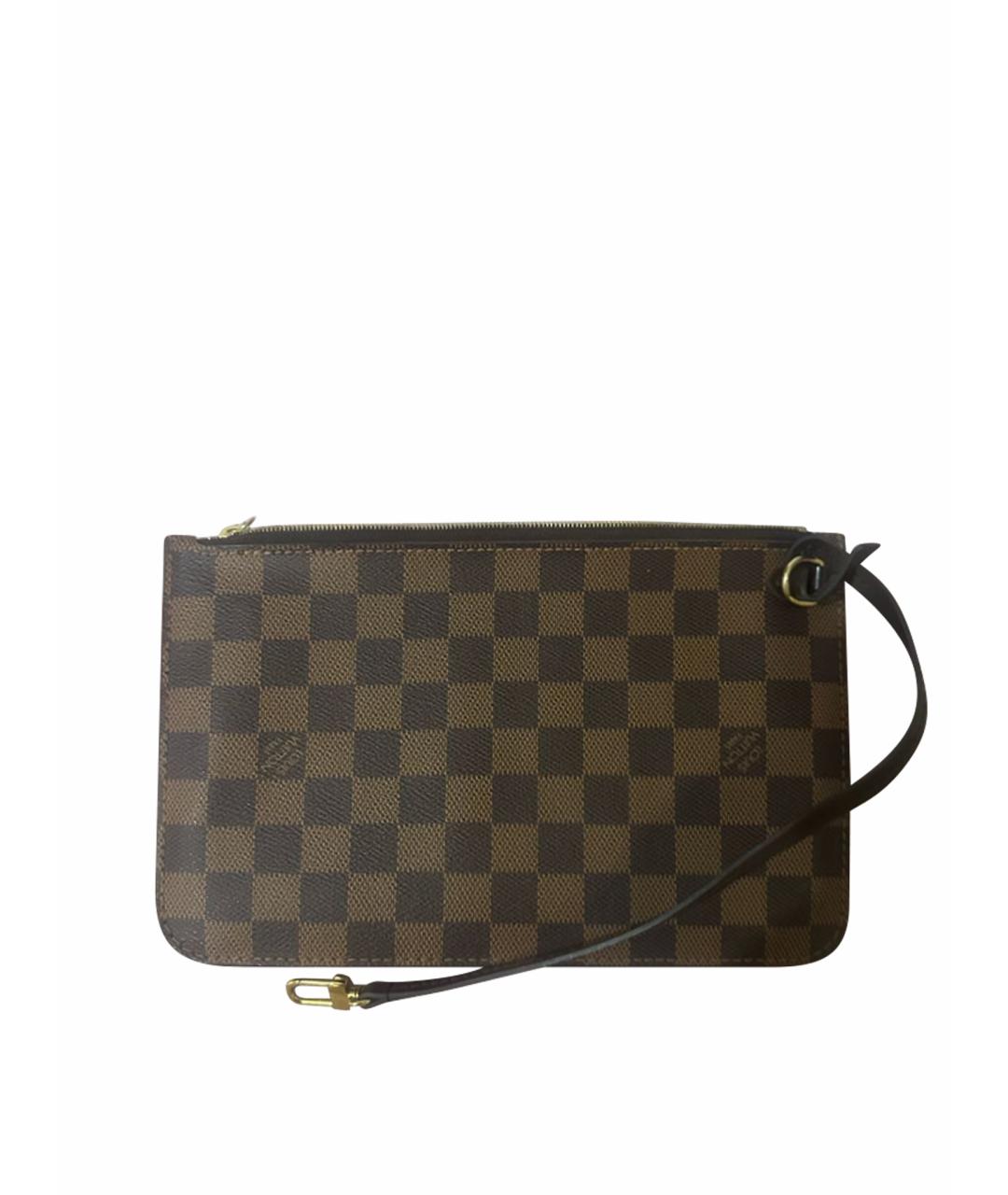 LOUIS VUITTON Коричневая косметичка, фото 1