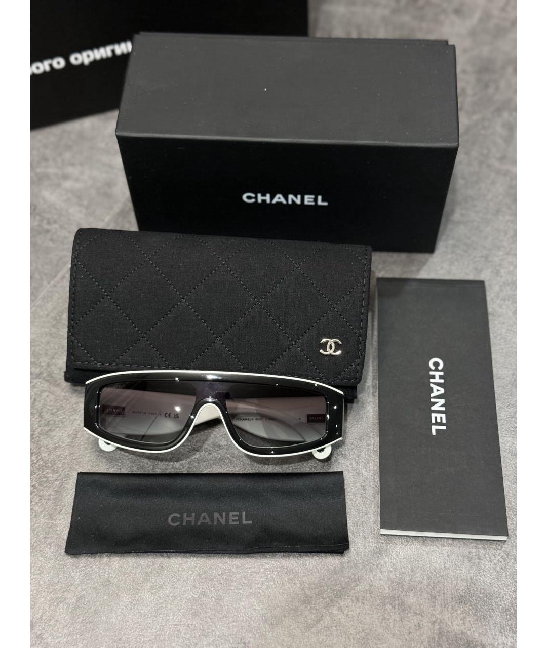 CHANEL Черные солнцезащитные очки, фото 7