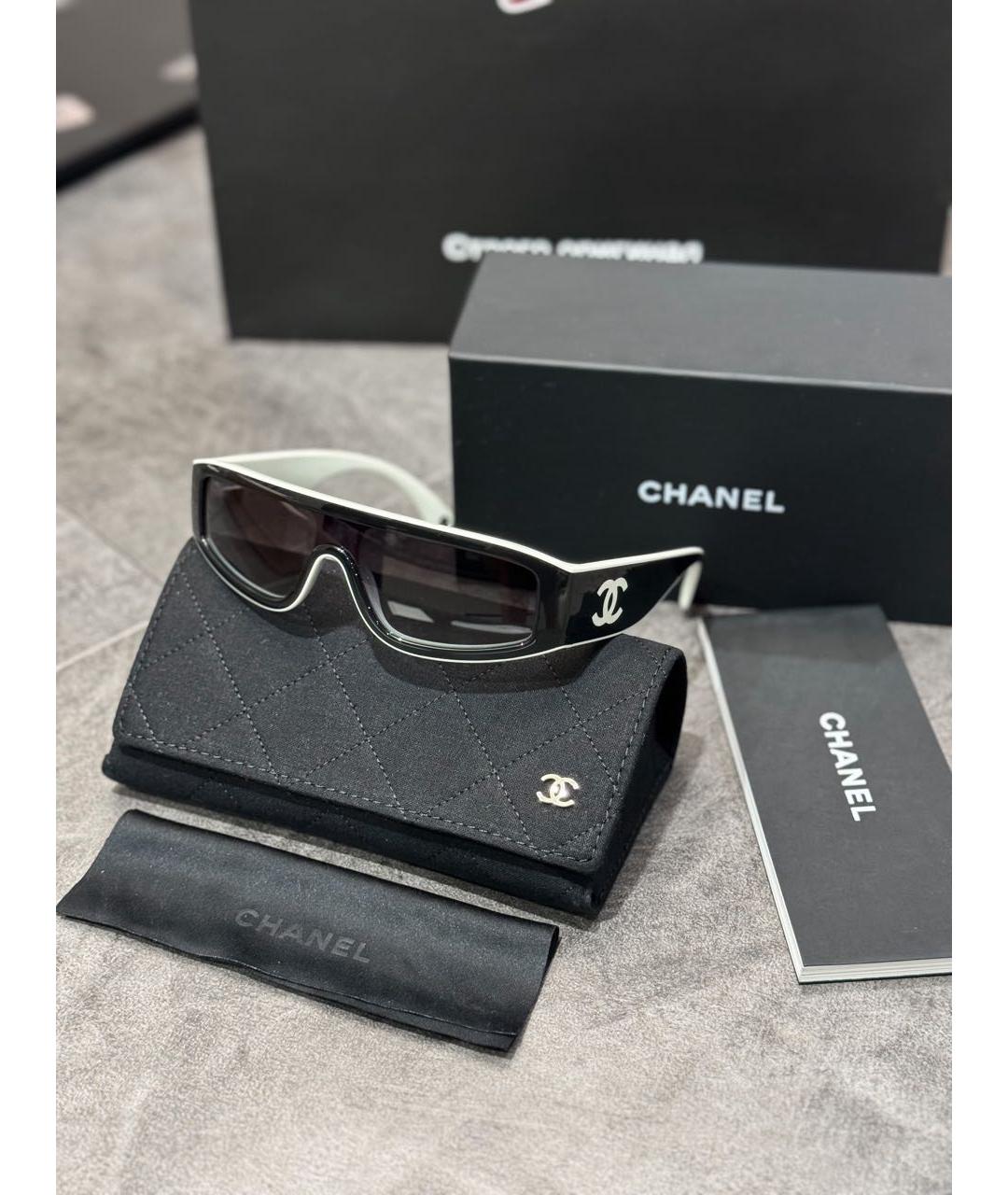 CHANEL Черные солнцезащитные очки, фото 2