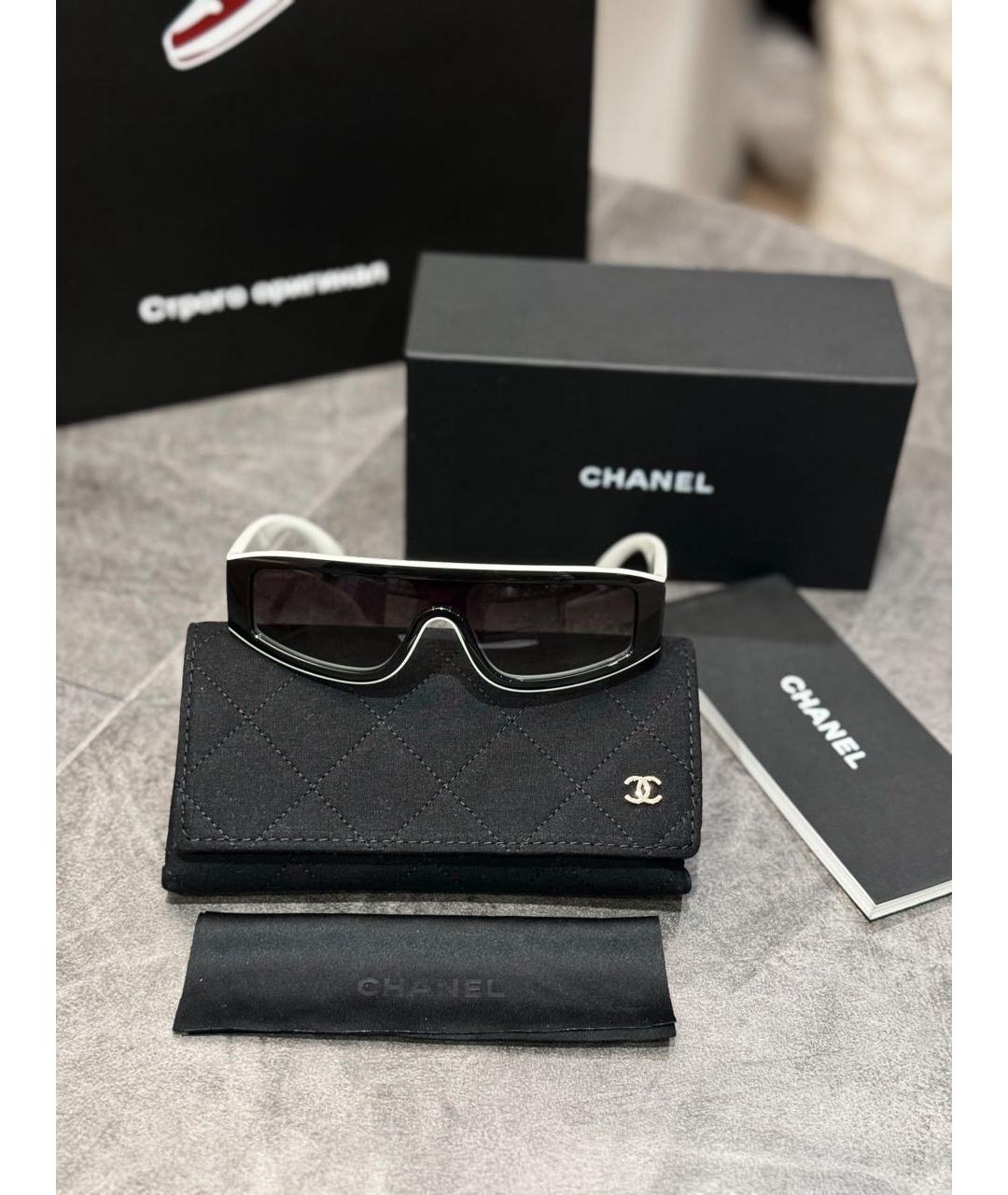 CHANEL Черные солнцезащитные очки, фото 5