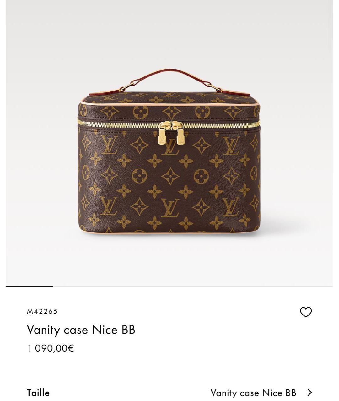 LOUIS VUITTON Коричневая косметичка, фото 1