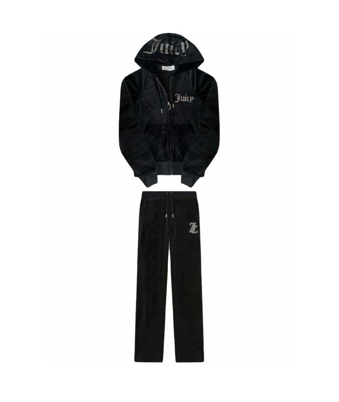 JUICY COUTURE Черный полиэстеровый спортивные костюмы, фото 1