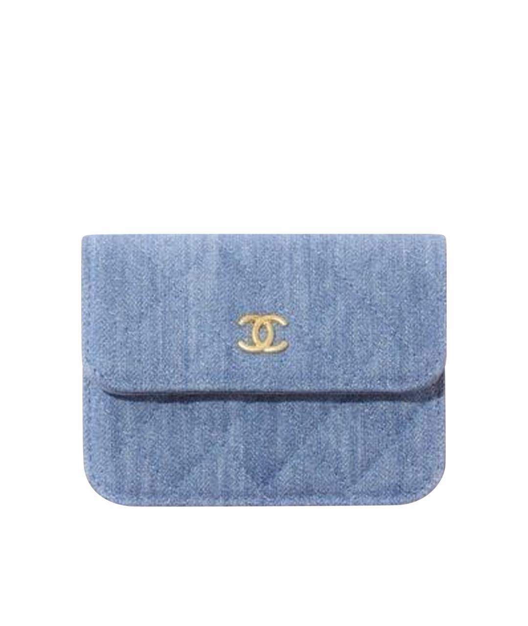 CHANEL Синяя поясная сумка, фото 1