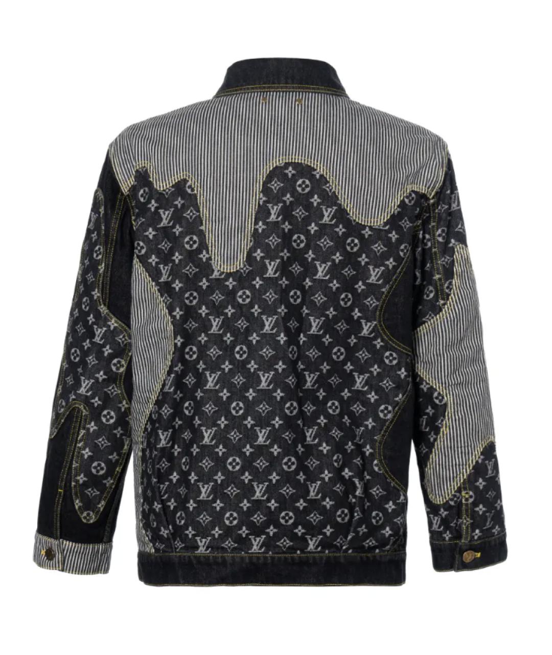 LOUIS VUITTON Черная хлопковая куртка, фото 3