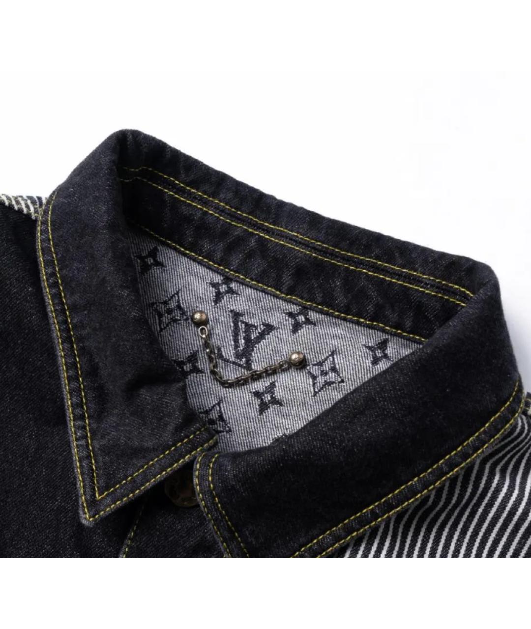 LOUIS VUITTON Черная хлопковая куртка, фото 6