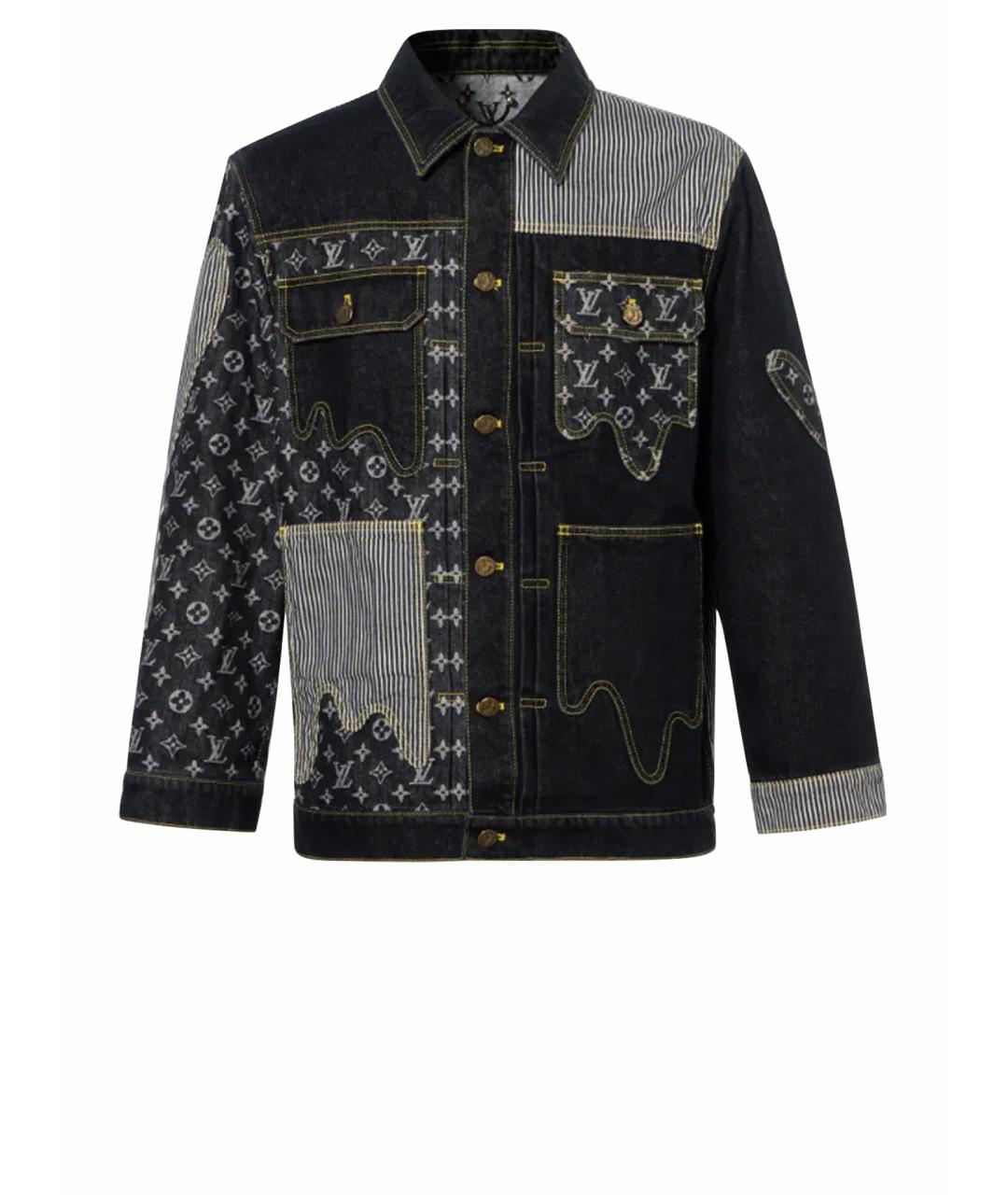 LOUIS VUITTON Черная хлопковая куртка, фото 1