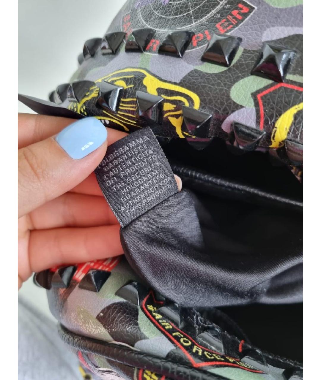 PHILIPP PLEIN Мульти кожаный рюкзак, фото 8