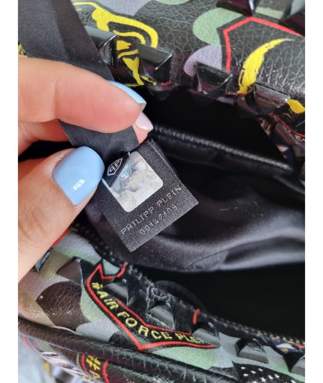 PHILIPP PLEIN Мульти кожаный рюкзак, фото 6
