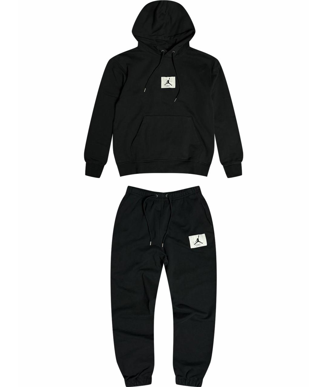 NIKE Черный хлопковый спортивный костюм, фото 1