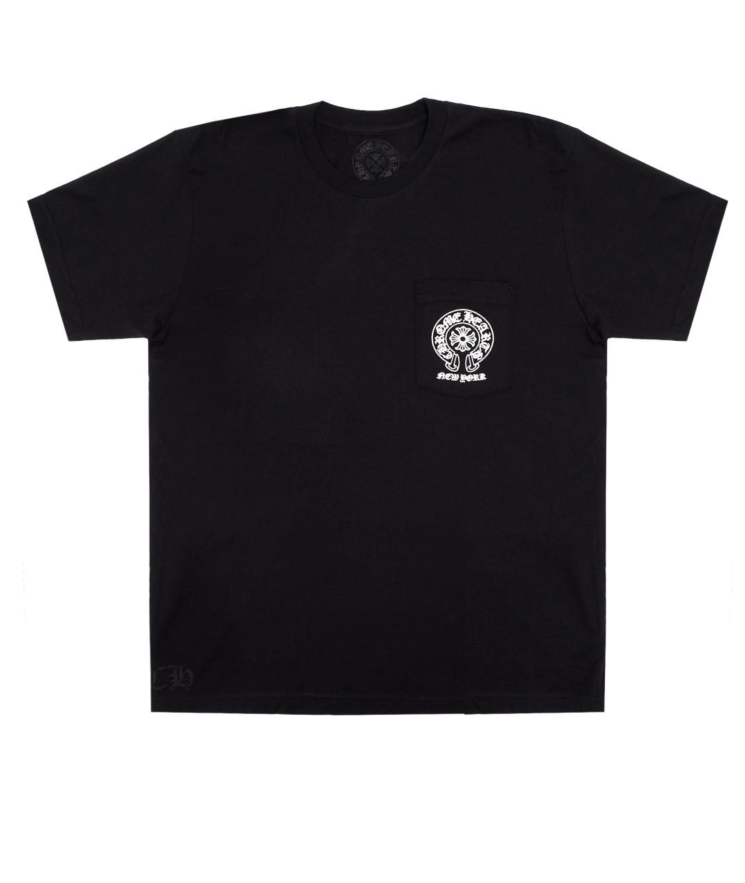 CHROME HEARTS Черная хлопковая футболка, фото 1