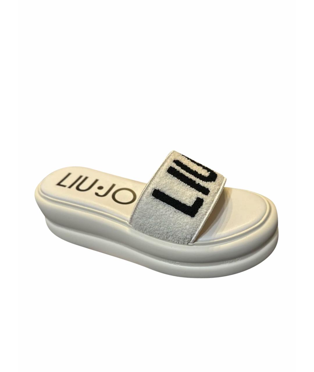 LIU JO Белые шлепанцы, фото 9