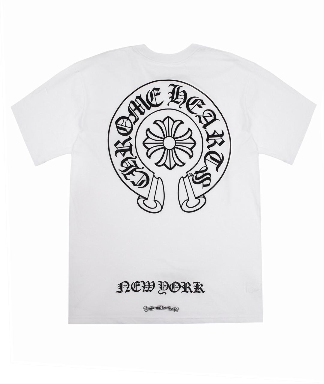 CHROME HEARTS Белая хлопковая футболка, фото 1
