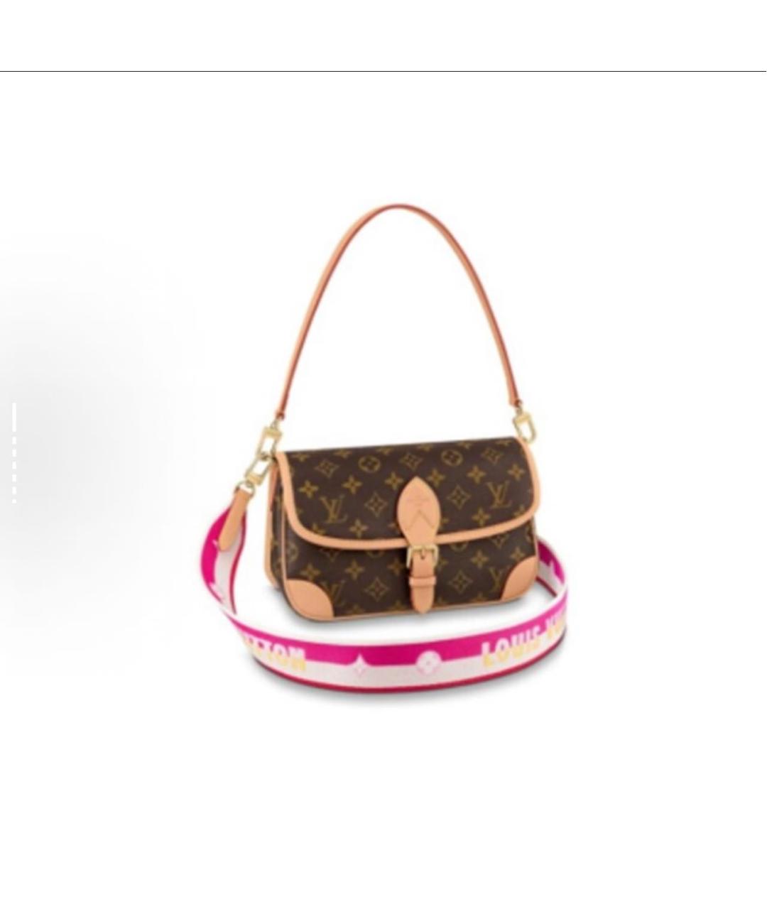 LOUIS VUITTON Коричневая сумка через плечо, фото 7
