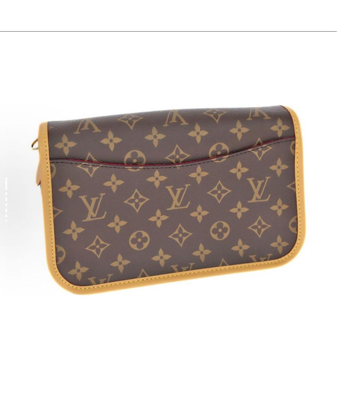 LOUIS VUITTON Коричневая сумка через плечо, фото 3