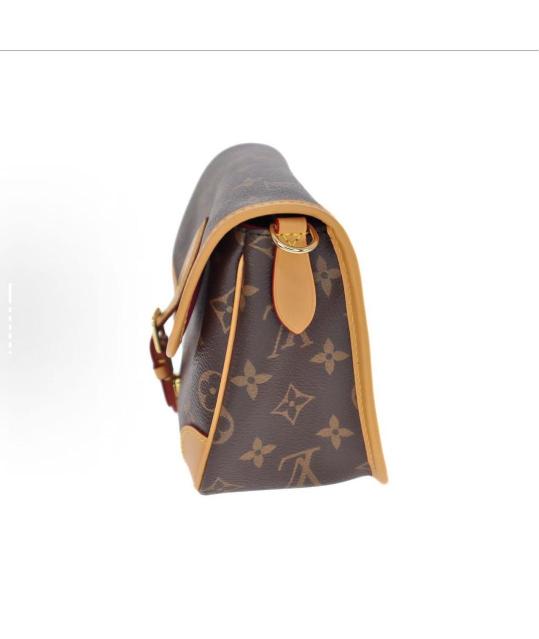 LOUIS VUITTON Коричневая сумка через плечо, фото 2