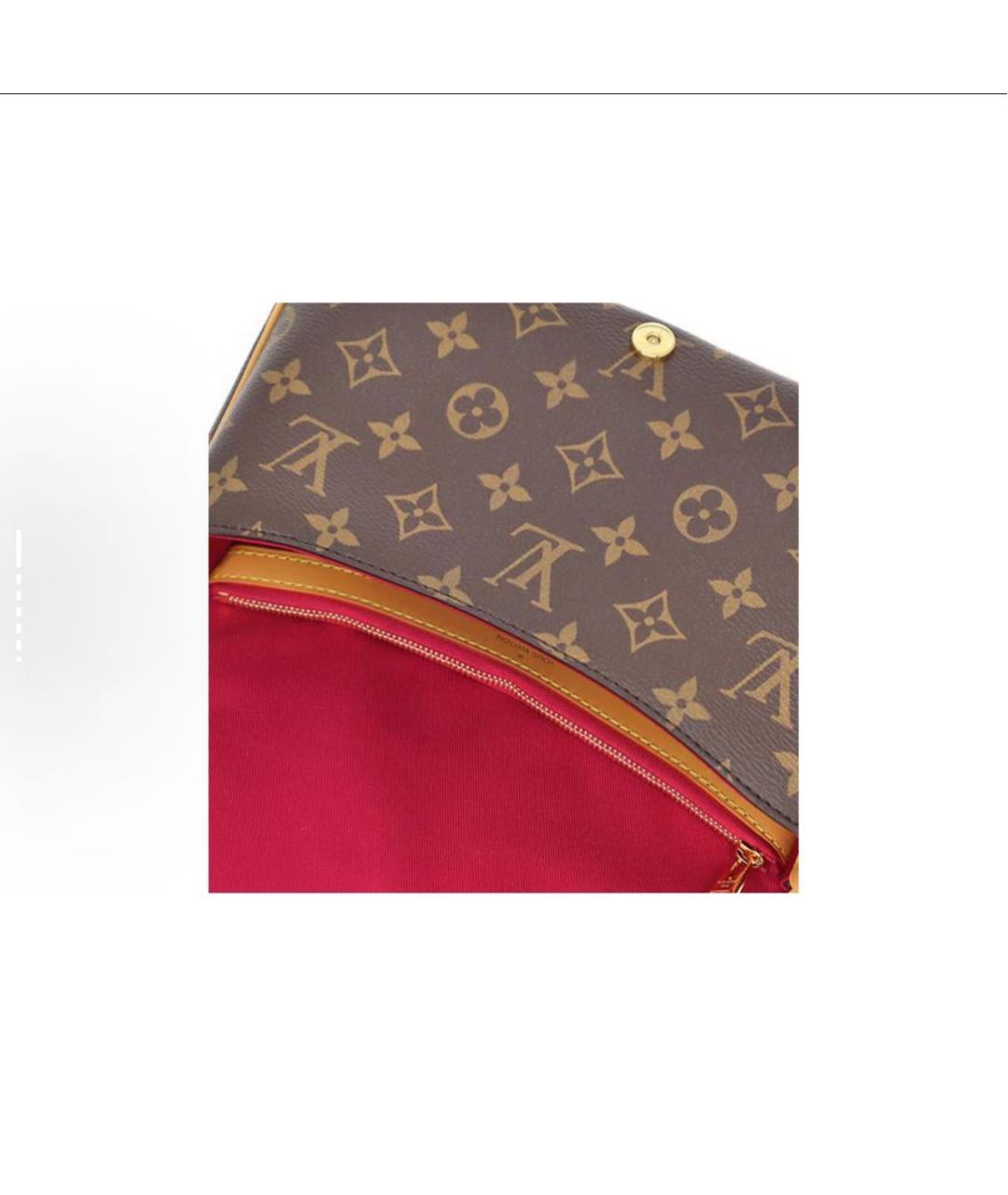 LOUIS VUITTON Коричневая сумка через плечо, фото 6